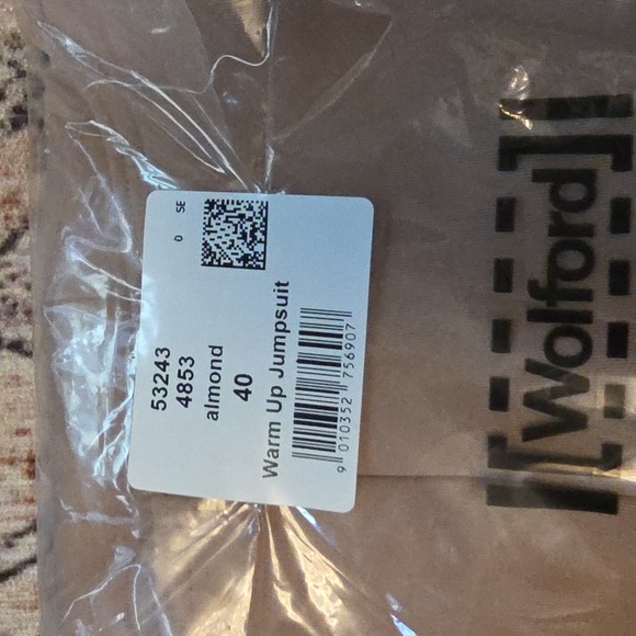 NWT Wolford Almond Warm Up Cutout Fitted Jumpsuit Playsuit 40 US 10 - Picture 8 of 8